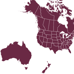 US, Canada, Australia, New Zealand